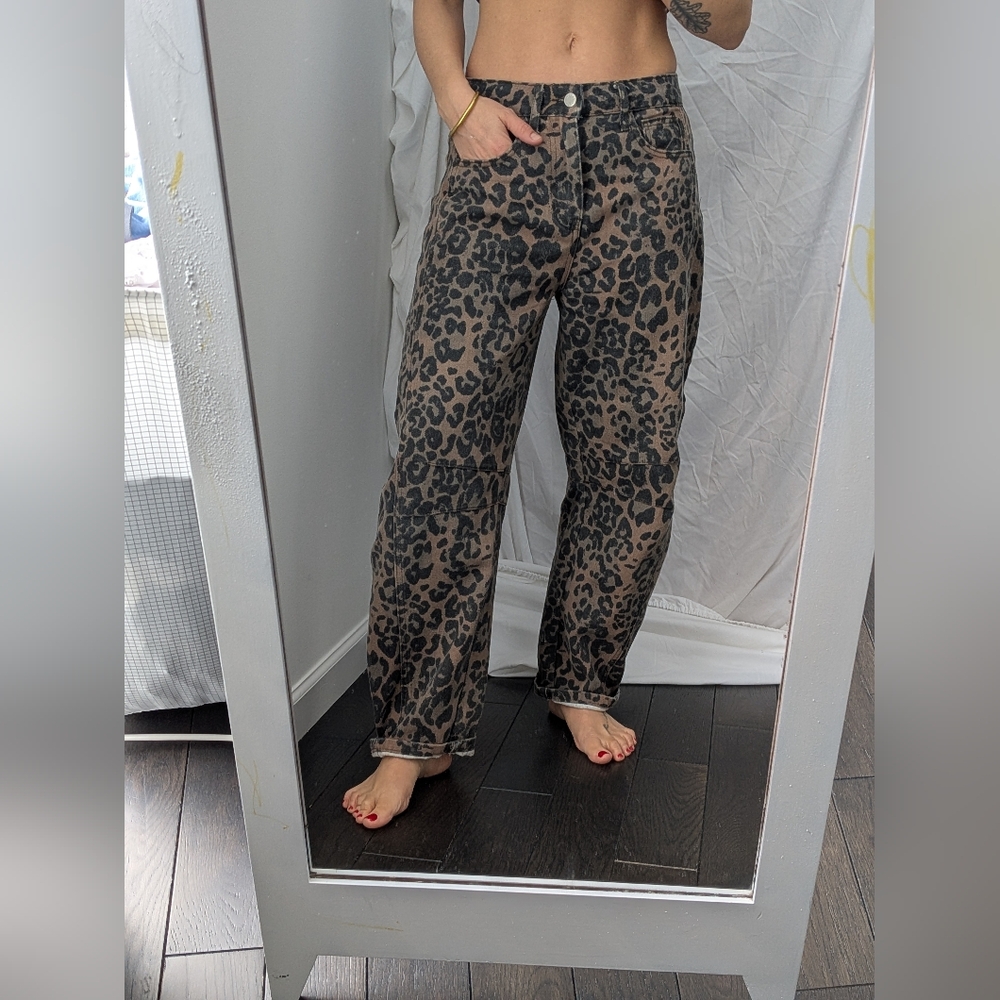 Leopard Print Women's Pants